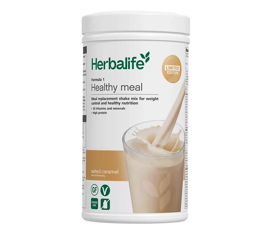 Salted Caramel Herbalife Protein Shake - Formula 1 Healthy Meal