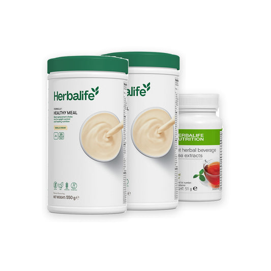 Formula 1 and Tea Plan pack contents — packaging only
