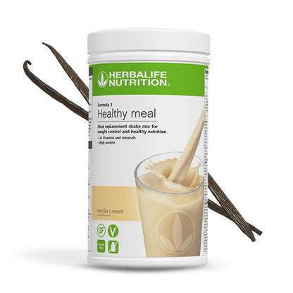 Vanilla Creme Herbalife Protein Shake - Formula 1 Healthy Meal