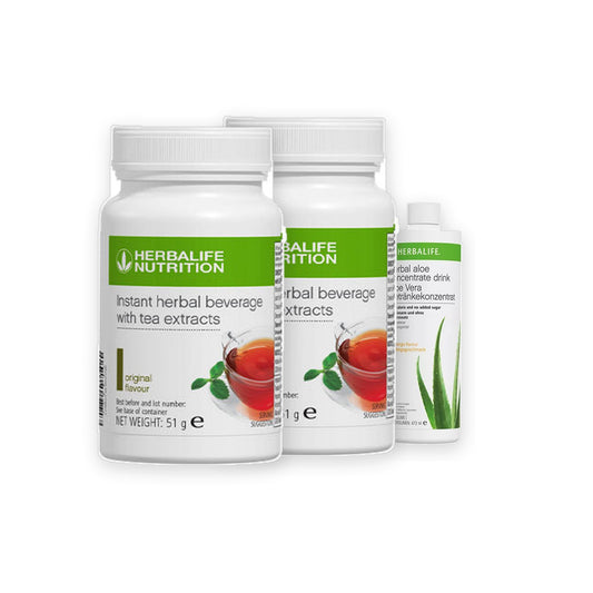 Tea and Aloe Plan pack contents — packaging only